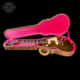 Used 2024 Gibson Custom Shop 1956 Les Paul P90 Goldtop in case.
