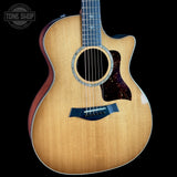Front angle of Used 2022 Taylor 514ce Sunburst.