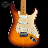 Front of Used 2003 Fender FSR FMT Tex-Mex Tele Sunburst.