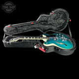 Used Hagstrom Viking Dlx Blue in case.