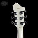 Back of headstock for Used Hagstrom Viking Dlx Blue.