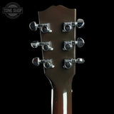 Back of headstock for Used Gibson L-00 Studio Rosewood Natural.