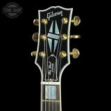 Headstock for Used Gibson Custom Shop Les Paul Custom Ebony.