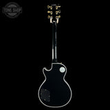 Full back of Used Gibson Custom Shop Les Paul Custom Ebony.