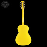 Full back of Gibson Custom Made 2 Measure L-00 All Mahogany TV Yellow LR Baggs VTC.