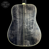 Back of Gibson Custom Made 2 Measure Dove Double Guard Trans Ebony Light Aged.
