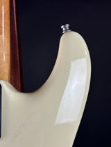 Wear on back of Used Ibanez JS1000 Series White MIJ.