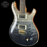 Front angle of Used PRS TSG Anniversary Wood Library Artist DGT Frostbite Brazilian Rosewood.