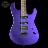 Front of Used 2021 Charvel USA Select San Dimas Style 1 HSS HT Satin Plum.