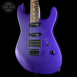 Front angle of Used 2021 Charvel USA Select San Dimas Style 1 HSS HT Satin Plum.