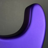Ding on horn of Used 2021 Charvel USA Select San Dimas Style 1 HSS HT Satin Plum.
