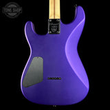 Back of Used 2021 Charvel USA Select San Dimas Style 1 HSS HT Satin Plum.