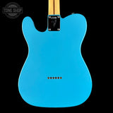 Back of Used 2023 Fender MIJ Limited International Color Telecaster Maui Blue.