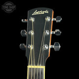 Headstock of Used Larrivee C-03 Natural.