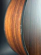 Wear on back edge of Used Larrivee C-03 Natural.