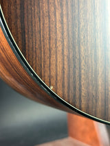 Wear on back of Used Larrivee C-03 Natural.
