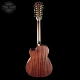 Full back of Used D'Angelico DAPG212CRBAP 12-String Satin Burst.