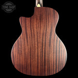 Back of Used D'Angelico DAPG212CRBAP 12-String Satin Burst.