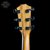 Back of headstock for Used Taylor 214ce Walnut.
