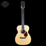 Full front of Collings OM-42 A Torch Adirondack/Koa.