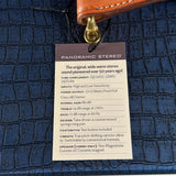 Hang tag for Magnatone TSG Exclusive Panoramic Stereo Blue Croc / White 2x10 Tube Combo Amp.