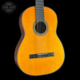 Front angle of Martin Custom Shop N-20 Nylon Sitka/East Indian Rosewood.