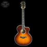 Full front of Used Taylor 615ce Sunburst.
