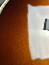 Ding on body of Used Taylor 615ce Sunburst.