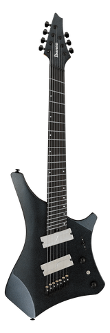 Full frontal of Ibanez A527IPT A Alpha series 7 String Iron Pewter.