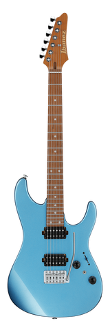 Full frontal of Ibanez AZ24S2MLB AZ Standard Metallic Light Blue.