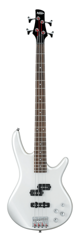 Full frontal of Ibanez GSR200PW Gio SR Pearl White.