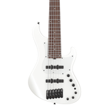 Front of Ibanez MDM1006PW MDM 6str Pearl White.