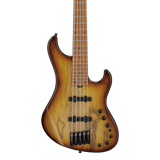 Front of Ibanez MDM1305NAB MDM 5str Natural Stained Amber Burst.