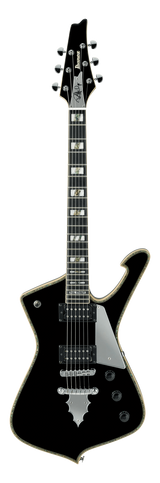 Full frontal of Ibanez PS120 Paul Stanley Signature Black.