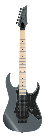Full frontal of Ibanez RG550GRF Grey Metallic Flat.
