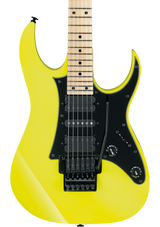 Front of Ibanez RG550 Genesis Collection Desert Sun Yellow.