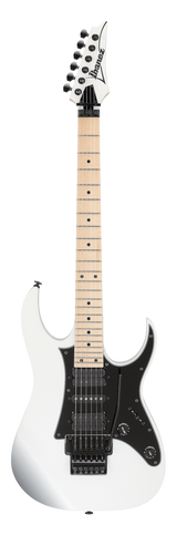 Full frontal of Ibanez RG550WHF White Flat.