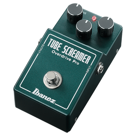 Front of Ibanez TS808HWV2 Tube Screamer Hand Wired V2.