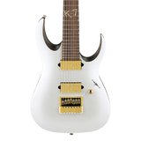 Front of Ibanez Head Signature 7str Electric Guitar.