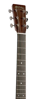 Headstock of Martin J-16E Black Smoke.