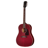 Full shot of Gibson J-45 Special Satin Wine Red w/bag