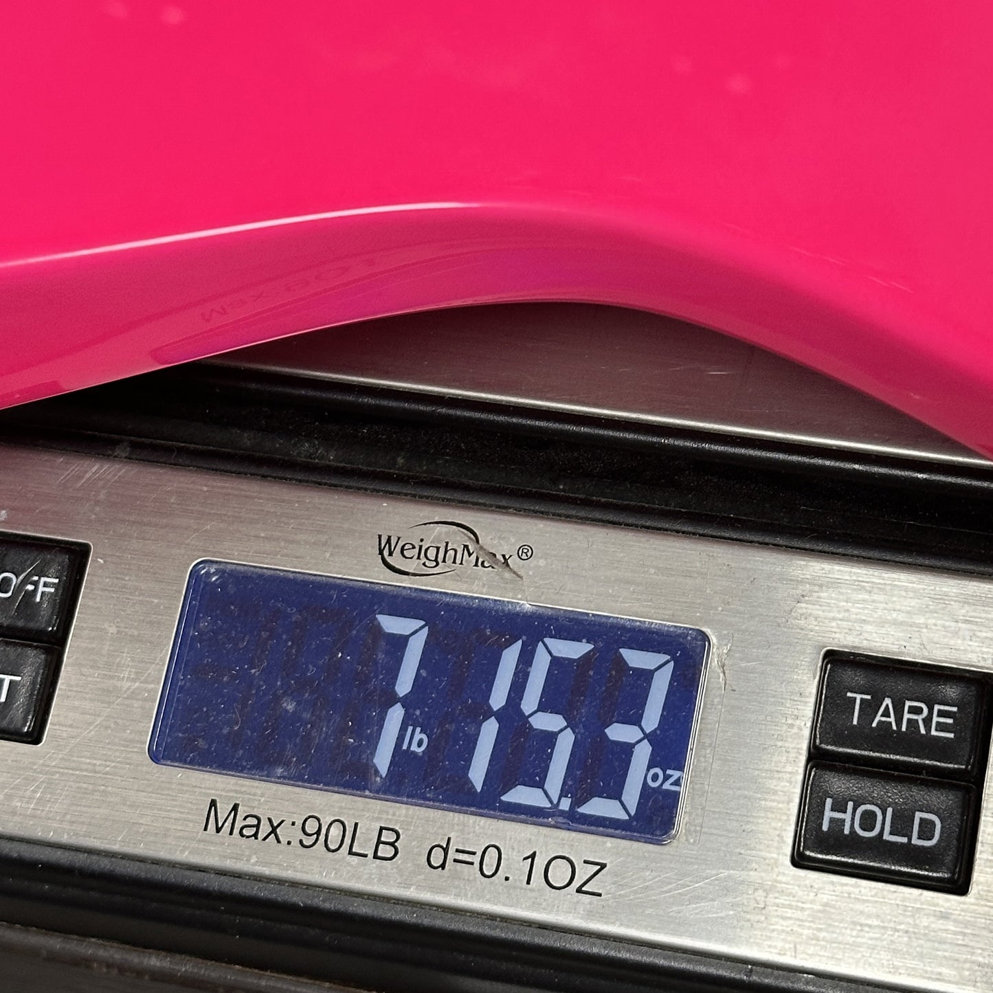 Weight of Jackson Custom Shop TSG Illuminati SL2H FR Neon Pink J11328.