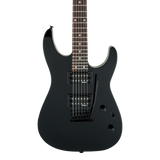 Front of Jackson JS Series Dinky JS12 Amaranth Gloss Black.