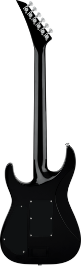 Back of Jackson Pro Plus Pure Metal LE Soloist SL1A Ebony Gloss Black.