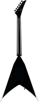 Back of Jackson Pro Series Signature Wes Borland King V KV Black w/White Bevels.