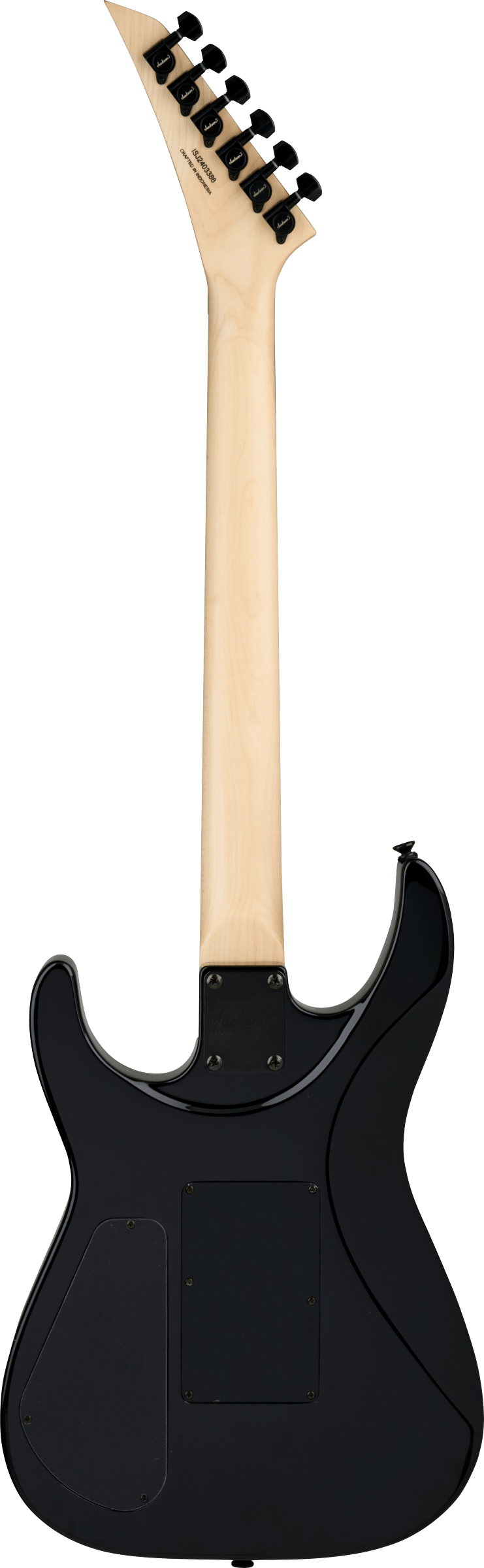 Back of Jackson X Series Dinky DK1A Illuminati.