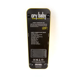 Bottom of Dunlop KH95Y Kirk Hammett Cry Baby Wah Yellow Sparkle Edition.