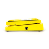 Left of Dunlop KH95Y Kirk Hammett Cry Baby Wah Yellow Sparkle Edition.