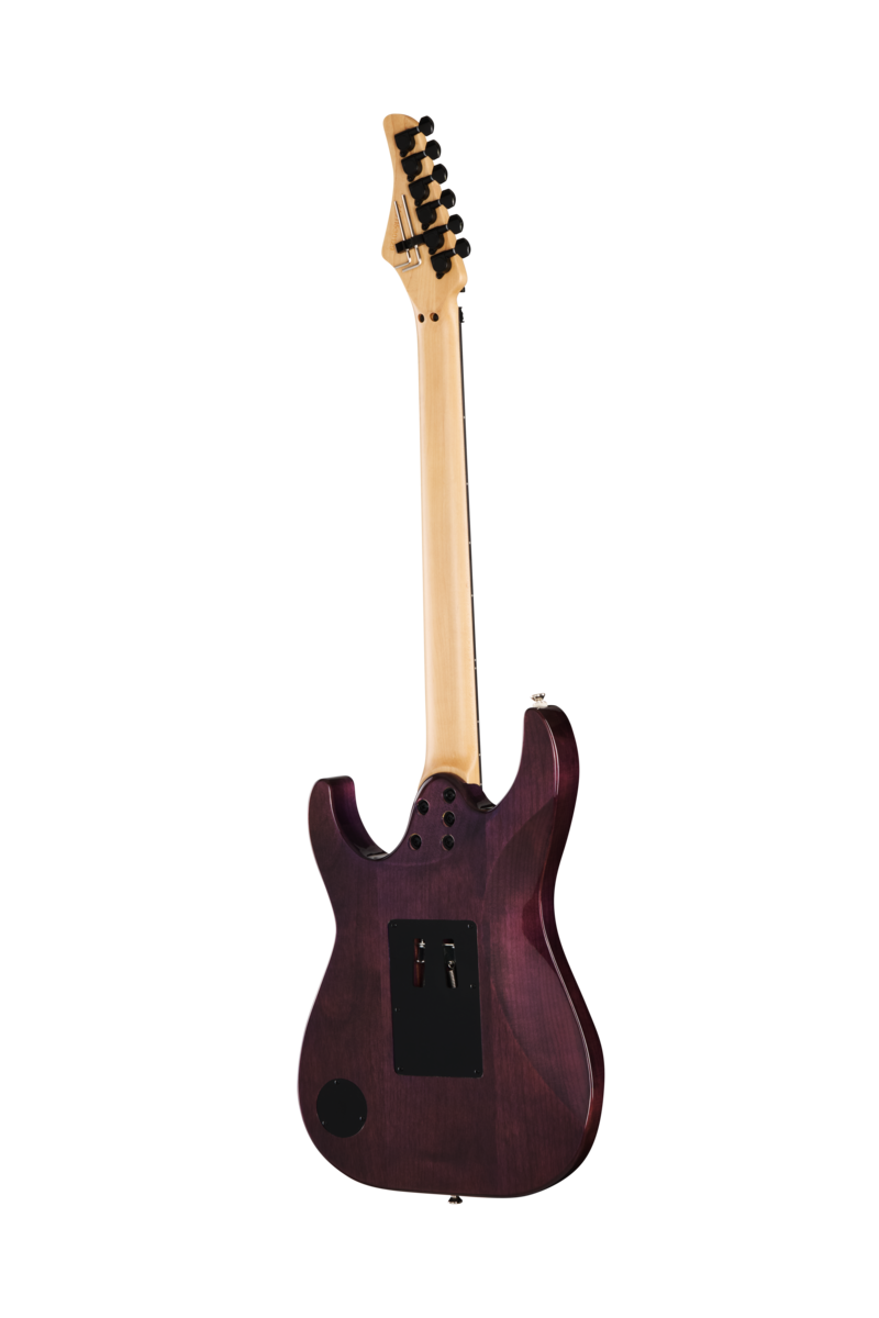 Full back of Kramer Volante Quilt HHFR Ultraviolet Burst w/bag