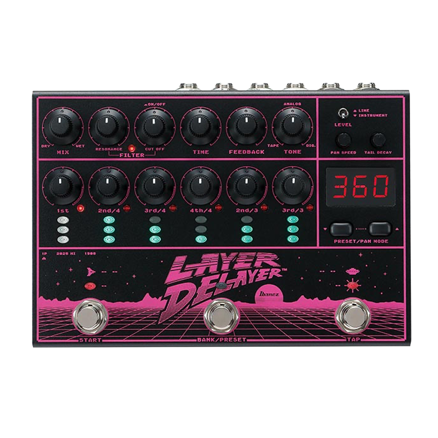 Ibanez LD303 Layer Delayer 多機能ディレイ Ibanez LD303 Layer Delayer Multi Head Delay Pedal – Tone Shop Guitars